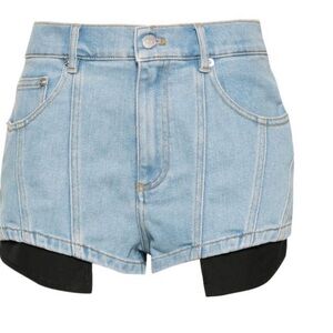 Mugler Denim Shorts